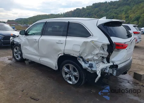 2019 Toyota Highlander Limited z USA, uszkodzony, nr VIN 5TDDZRFH8KS999900